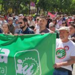 <strong>Izquierda Unida Mijas estuvo en Málaga en la manifestación del 25M reivindicando la sanidad pública en el municipio</strong>